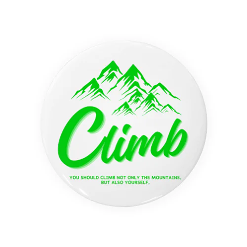 CLIMB 缶バッジ