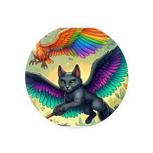 黒猫の魔法使い Tin Badge