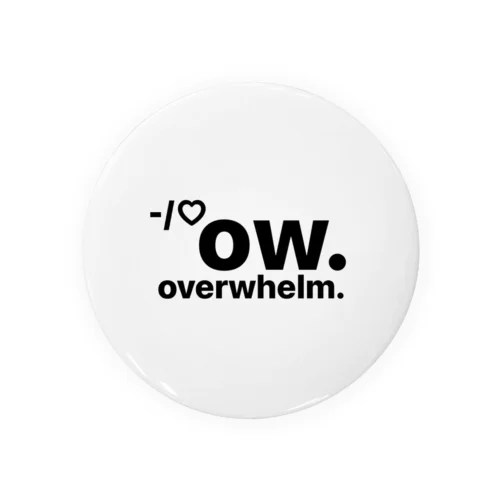 OW.(ロゴ) Tin Badge