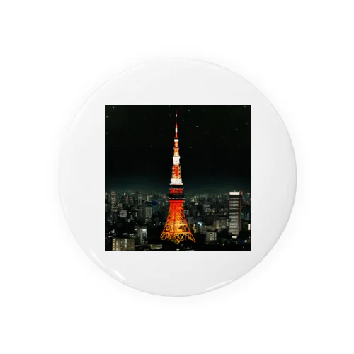 夜景～大都会・東京の夜～ Tin Badge