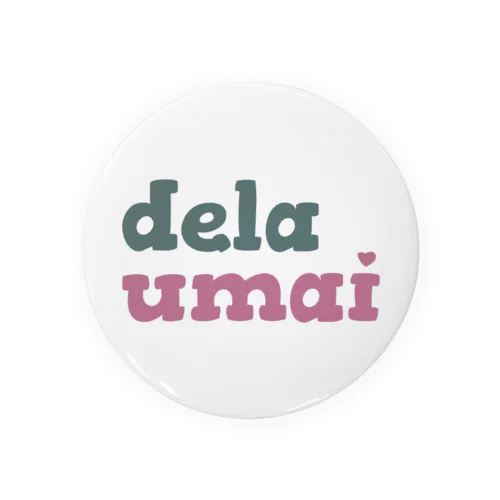 dela umai ロゴ 缶バッジ