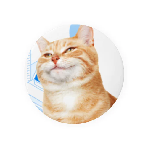 猫なのだ Tin Badge