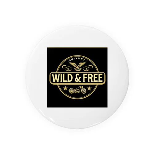 WILD&FREE 缶バッジ