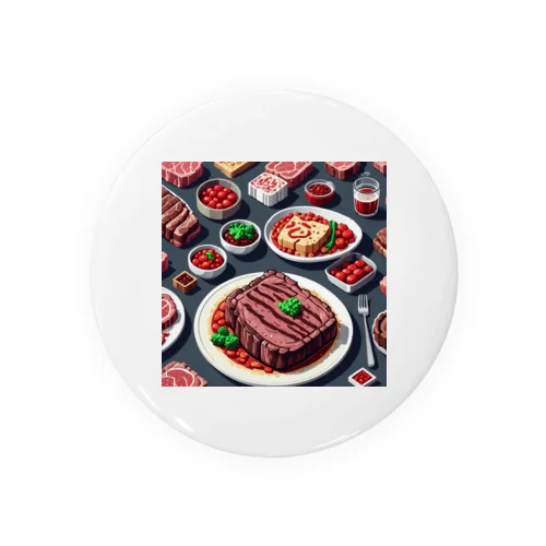 お肉ベスト Tin Badge