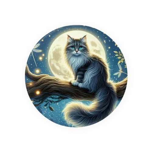 月光と猫🐱🌛 缶バッジ