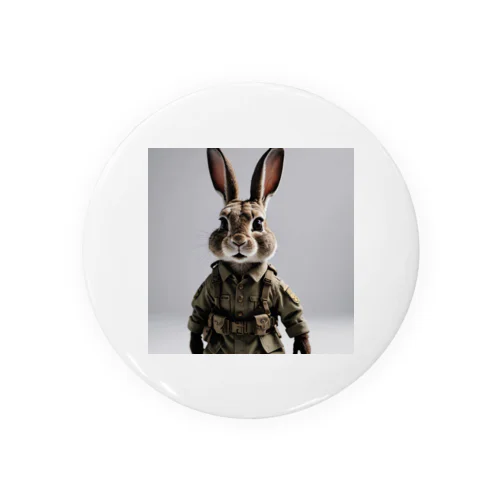 軍人ウサギ#9 Tin Badge