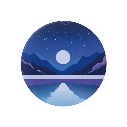 Midnight Lake Tin Badge