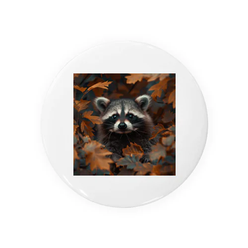 Raccoon Cool Planet 缶バッジ