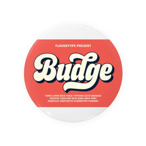 Budge Tin Badge