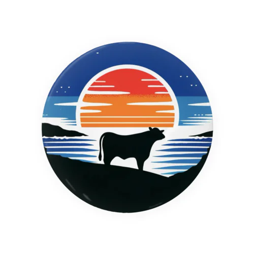 noto-beef2 Tin Badge