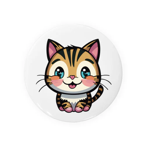 トラ子猫 Tin Badge