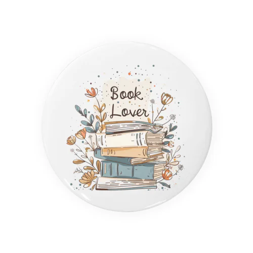 Book Lover Tin Badge