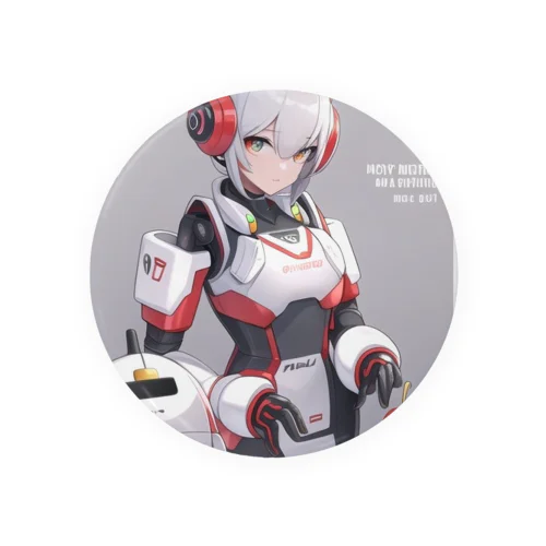朝用ロボット Tin Badge