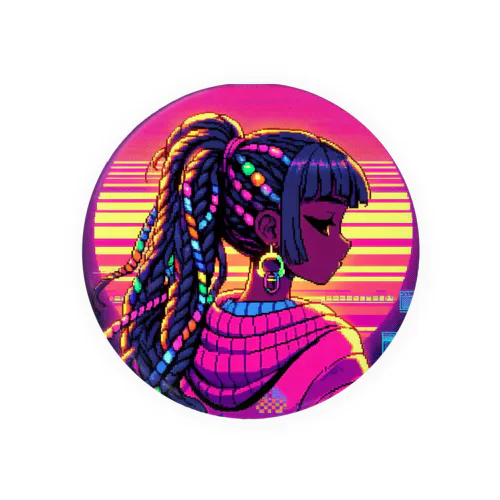 NEONGIRL Tin Badge