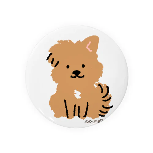 こぐま犬てんすけもふもふシリーズ Tin Badge