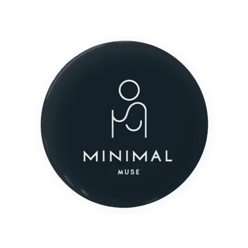 Minimal Muse Tin Badge