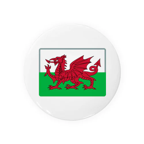 ウェールズの旗 缶バッジ