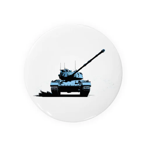 戦車イラスト02 Tin Badge