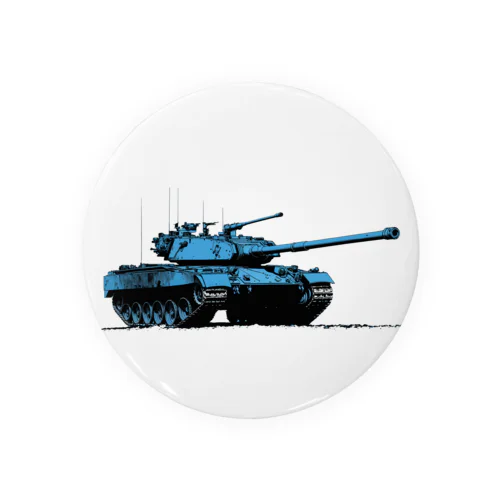 戦車イラスト03 Tin Badge