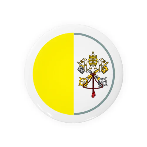 バチカンの国旗 Tin Badge