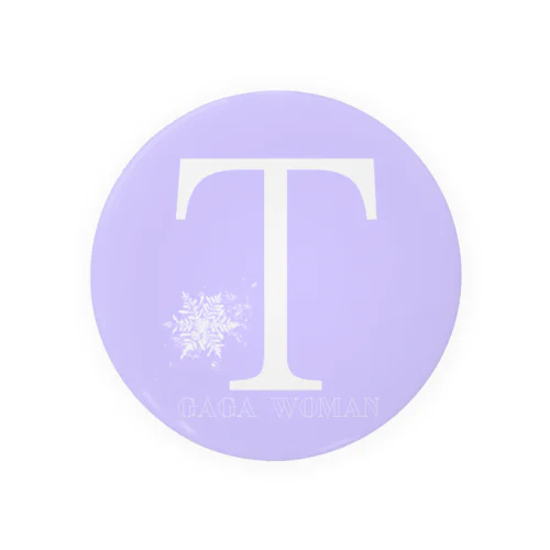 T パープル Tin Badge