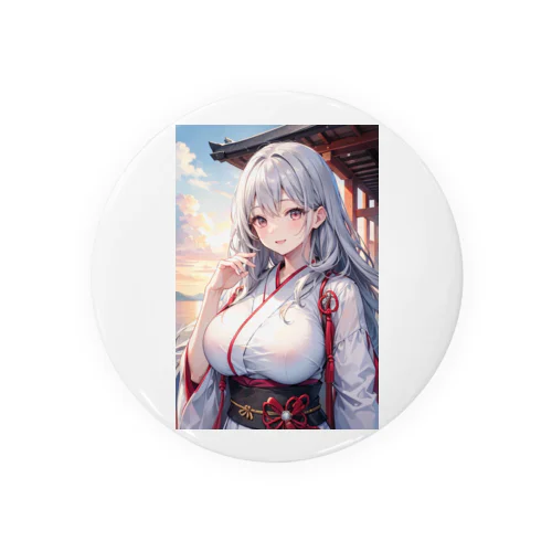 綺麗な巫女 Tin Badge