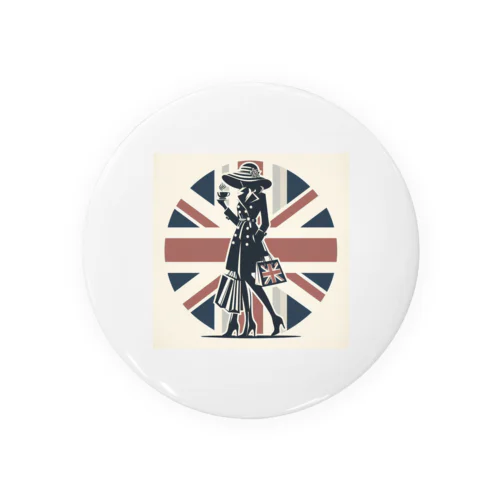 オシャレ女子☆イギリス風 Tin Badge