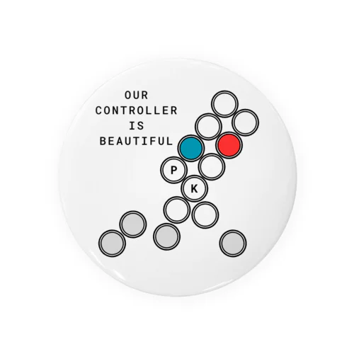 Our Controller is Beautiful コントローラーは美しい Tin Badge