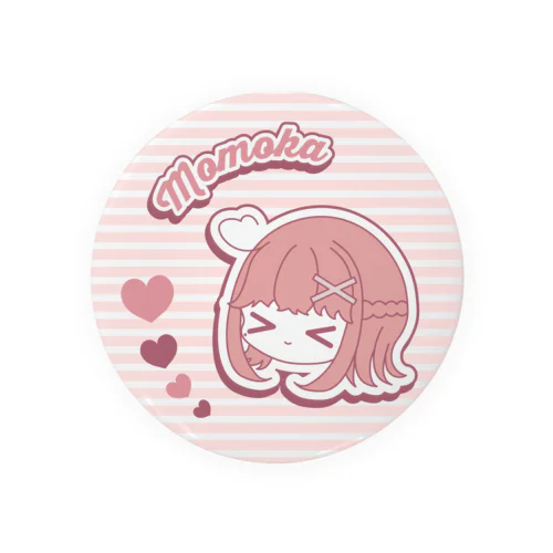 【75mm】モモカおまんじゅう缶バッジ Tin Badge