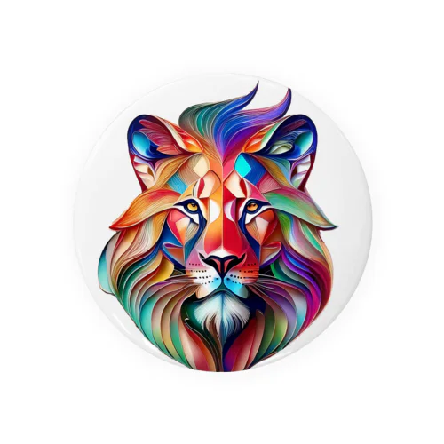 カラーライオン Tin Badge