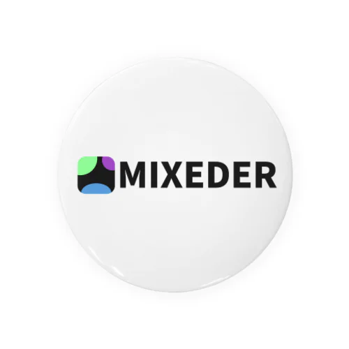 MIXEDER ロゴ 缶バッジ