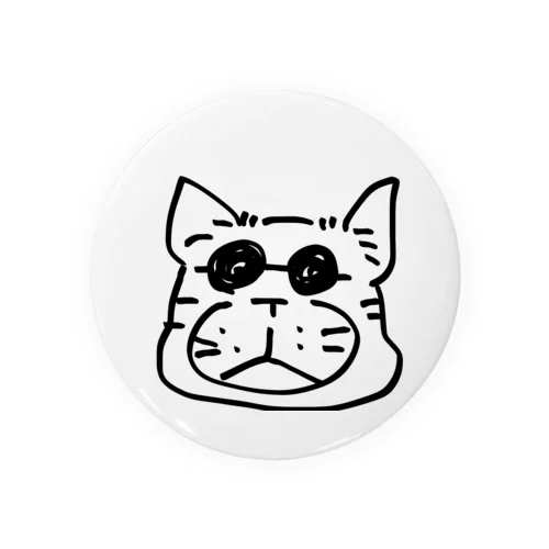 グラサンねこ Tin Badge