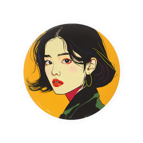 City girl #7 Lily Chen Tin Badge