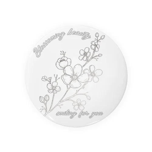 桜の花言葉 Tin Badge