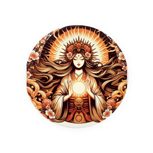 太陽神天照大御神さま Tin Badge