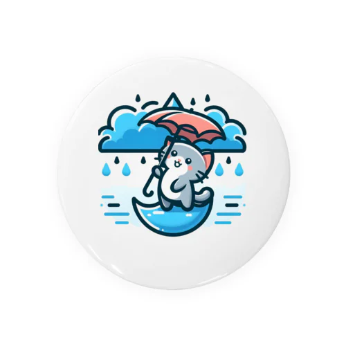 梅雨猫 Tin Badge