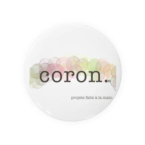 coron.ショップブランドマーク 缶バッジ