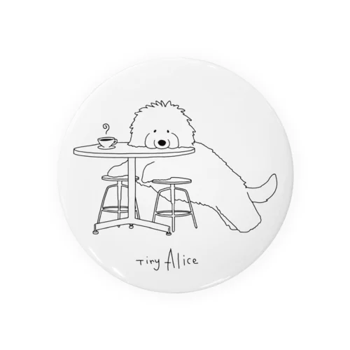 Tiny Alice Tin Badge