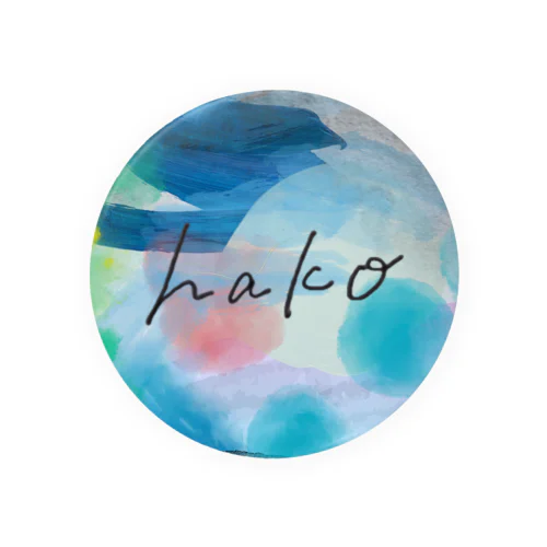 hako suisai simple Tin Badge