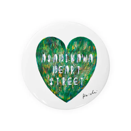 ASAHIKAWA HEART STREET Tin Badge