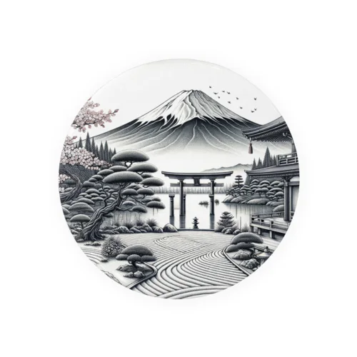 富士 Tin Badge