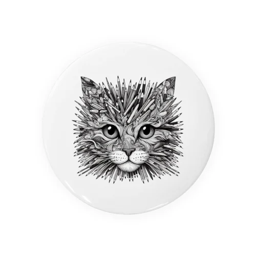 芸術ねこ鉛筆まる Tin Badge