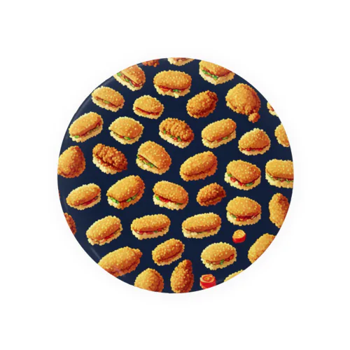 ドット絵シリーズ７チキンサンドはいかが？ Tin Badge