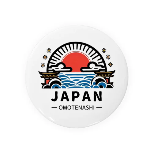 おもてなし日本 Tin Badge