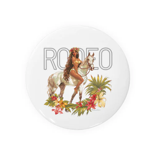 RODEO Tin Badge