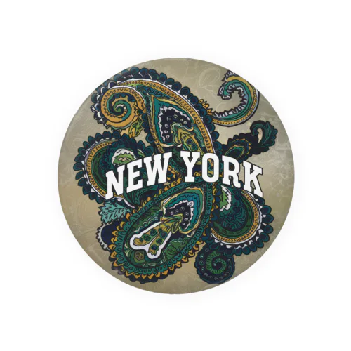 New York Tin Badge