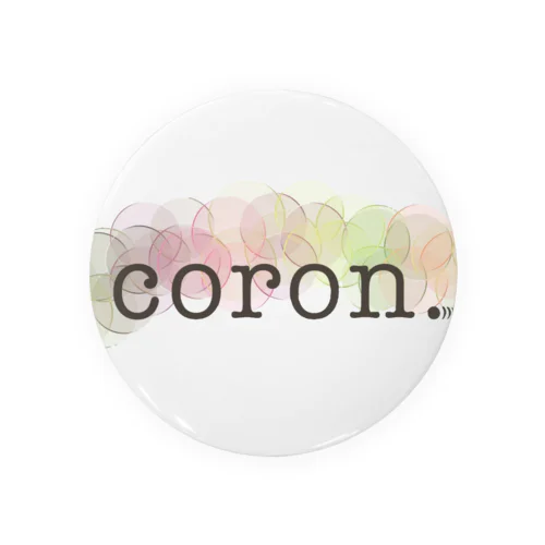 【coron.】シリーズグッズ Tin Badge