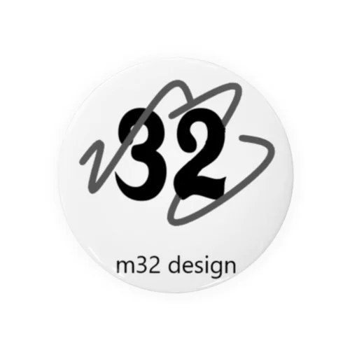 m32 designのロゴアイテム Tin Badge