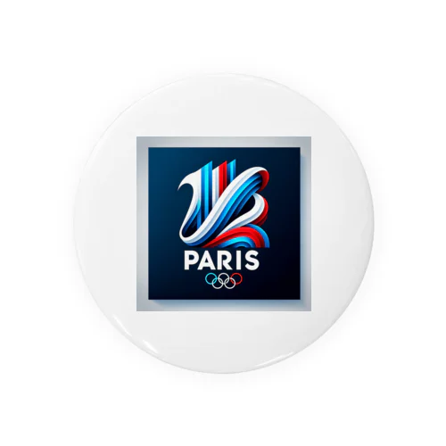 パリ2024オリンピック イメージグッズ - スタイリッシュでエコな記念品 Tin Badge