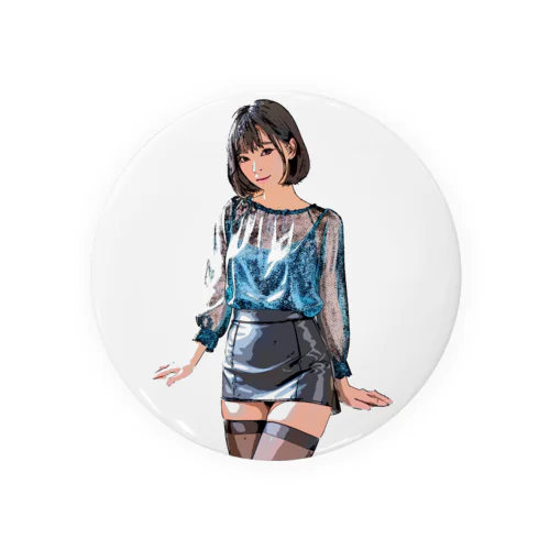 Coffee Girl 2 Tin Badge